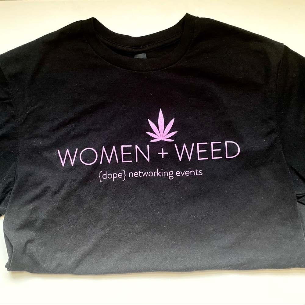 Women + Weed black tshirt M